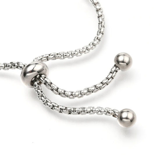 Diamante Silver Slider Bracelet