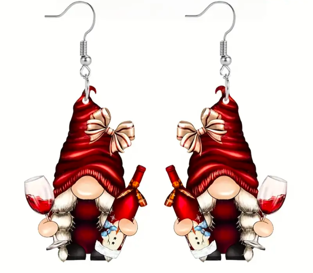 Christmas Gonk Earrings
