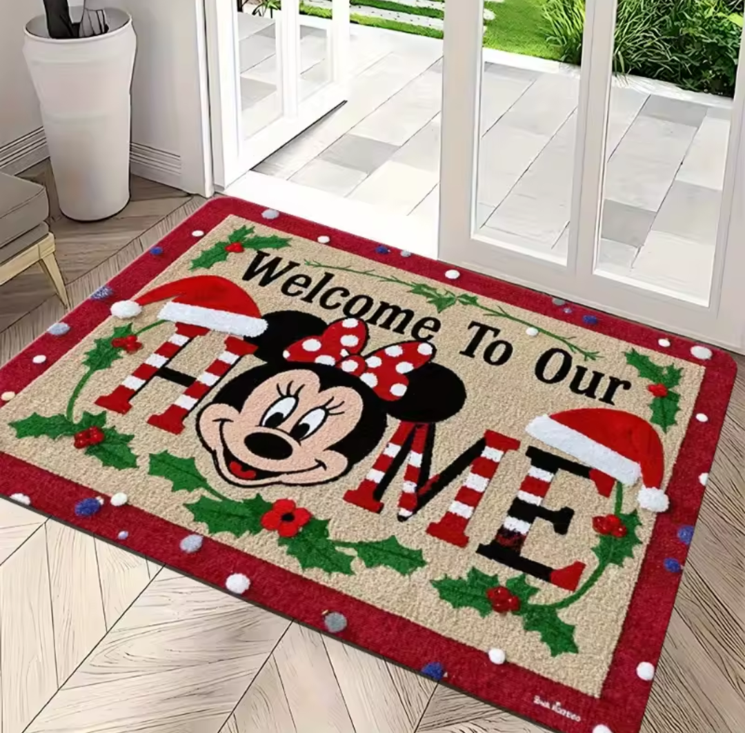 Minnie Christmas Doormat