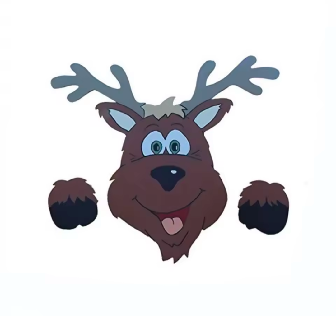 Festive Fence Peeker