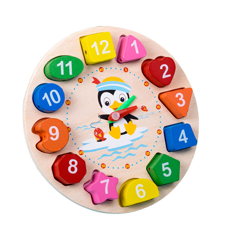 Wooden Toy Clock