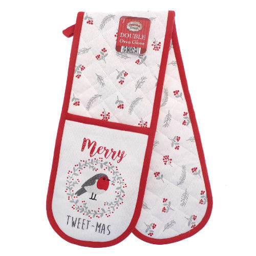 Merry Tweetmas Oven Gloves