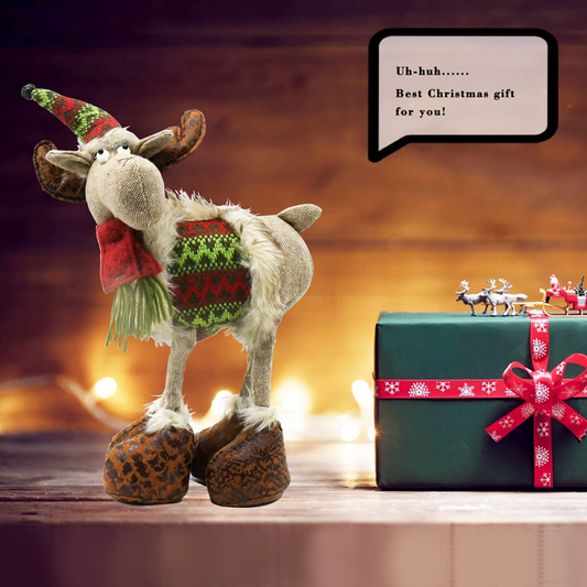 Christmas Deer Gnome Plush Decoration