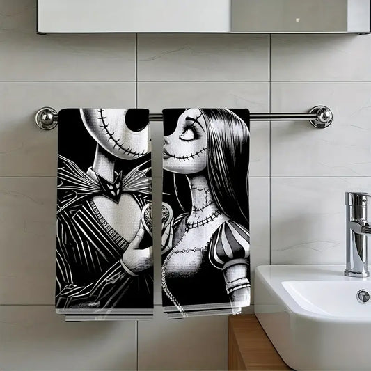 2pc The Nightmare Before Christmas Hand Towels