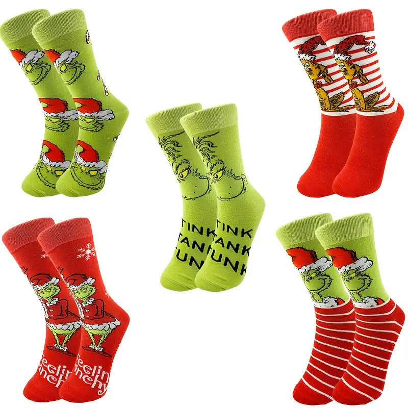 5-Pack Men's Christmas Socks