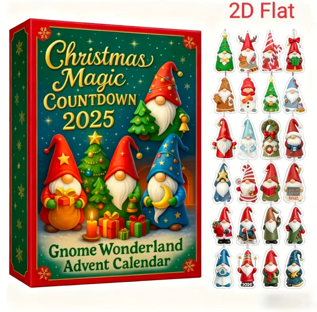 Christmas Gnome Countdown Calendar