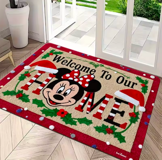 Minnie Christmas Doormat