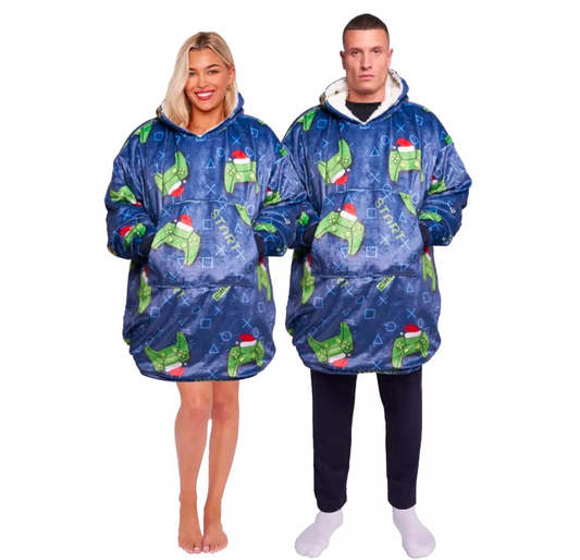 Christmas Gamer Oversized Hoodie