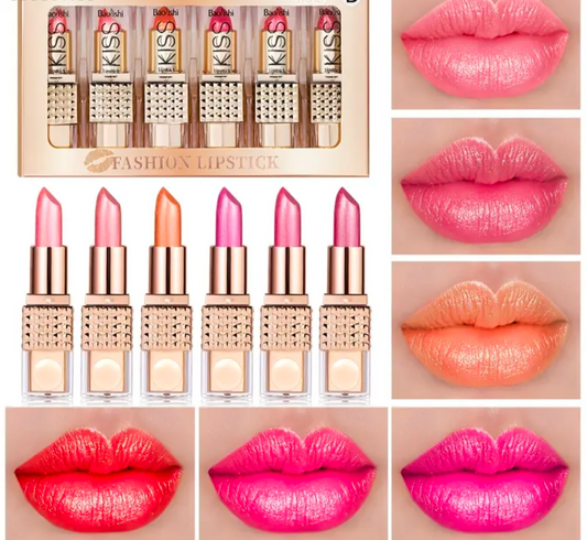 Set of 6 Mermaid Lipstick Set
