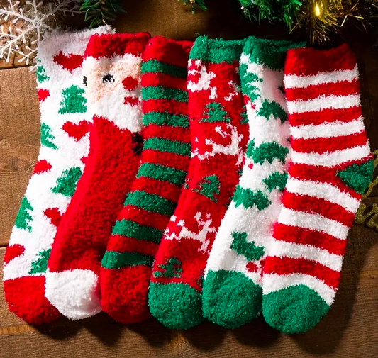 5Pairs Christmas Socks
